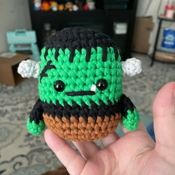 4 1/2” Steve the Frankenstein Monster (pattern by the Woobles). - Picture 1 of 5